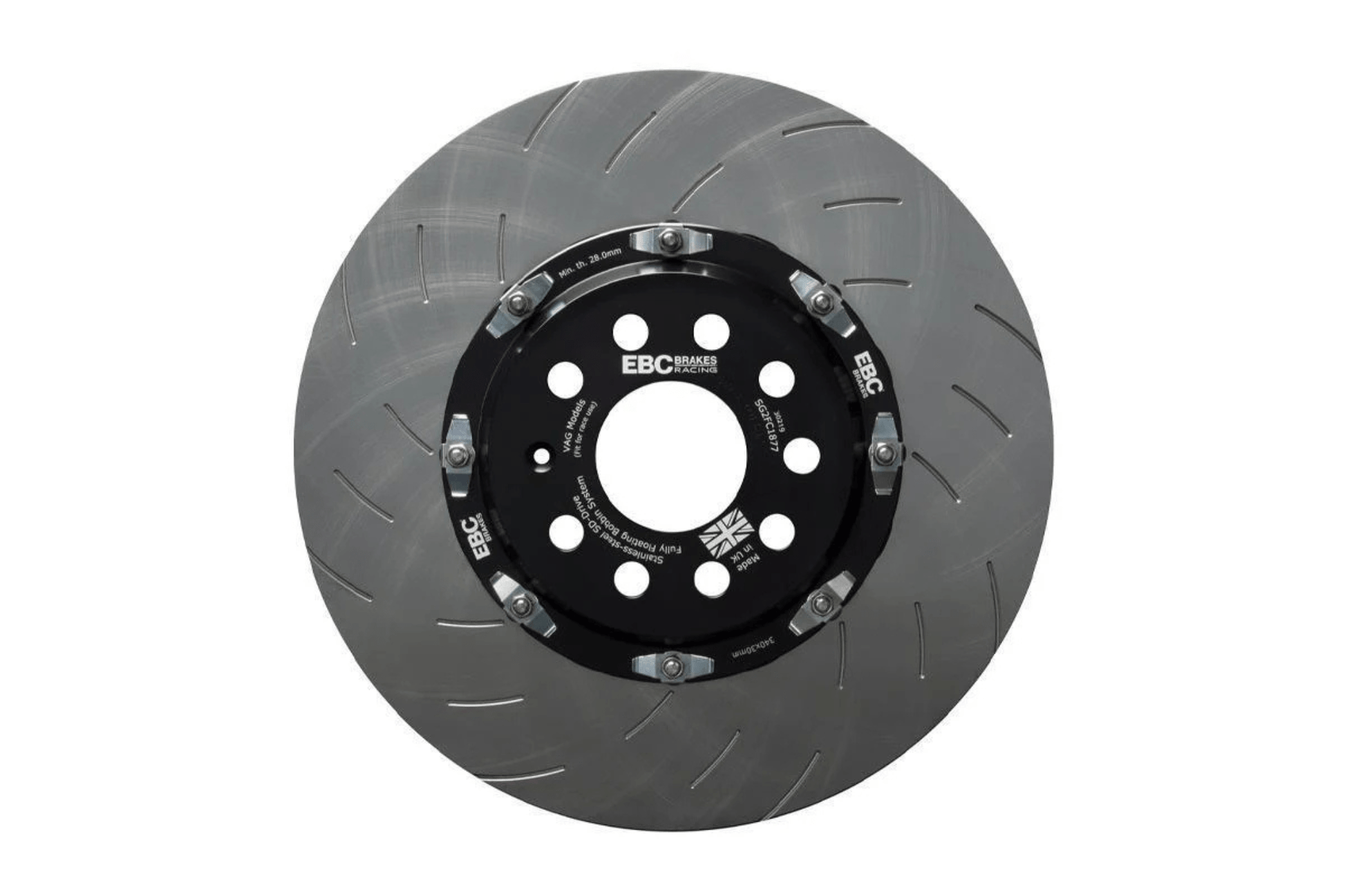 EBC Racing 2 Piece Floating Front Brake Discs - BMW F87 M2 | F80 M3 | F82/3 M4 - Evolve Automotive