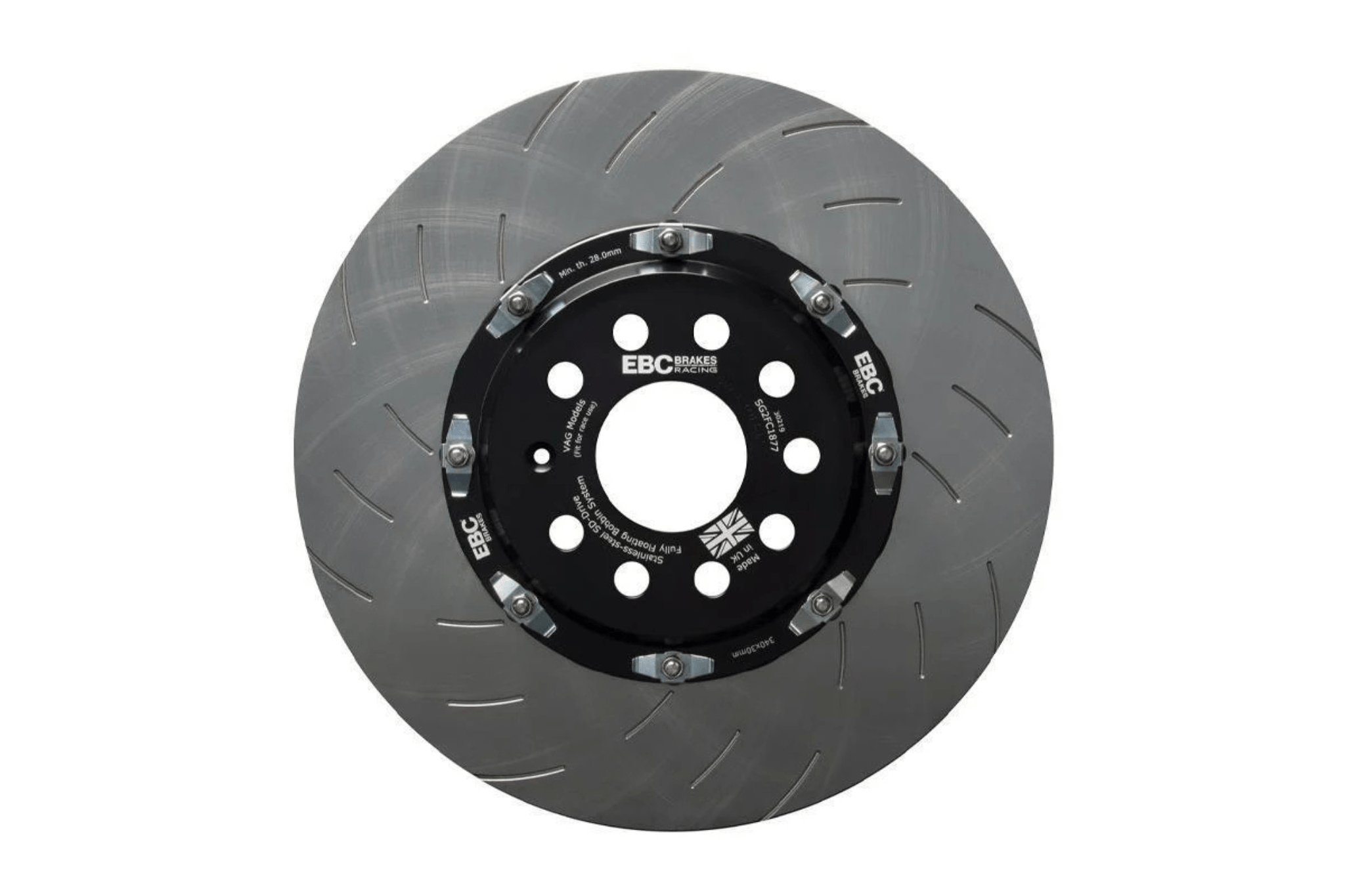 EBC Racing 2 Piece Floating Front Brake Discs - BMW F87 M2 | F80 M3 | F82/3 M4 - Evolve Automotive