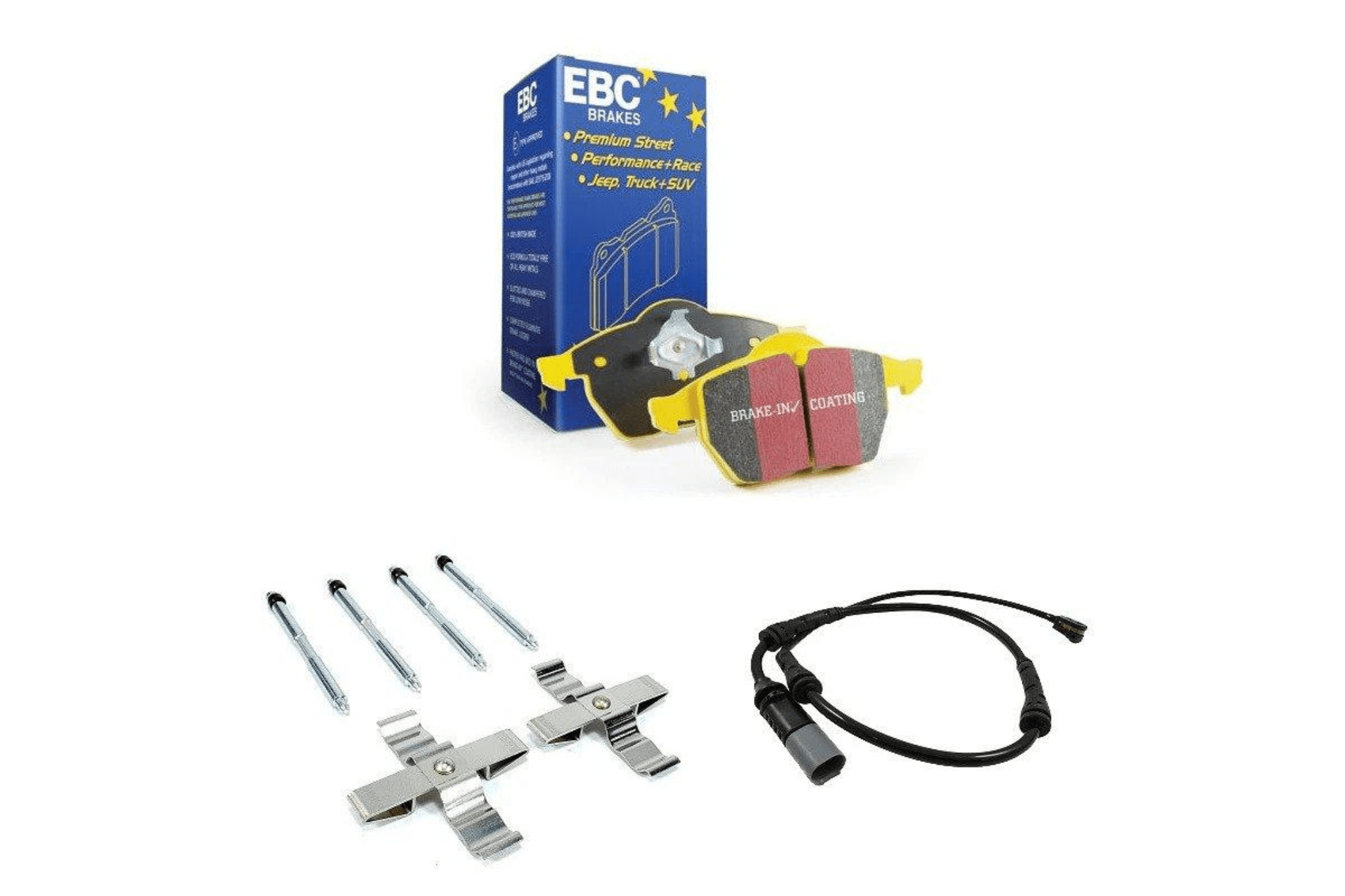 EBC Yellowstuff Rear Brake Kit - BMW F20/1 M135i/140i | F22/23 M235i/240i | F87 M2/C | F80 M3/C | F82/3 M4/C - Evolve Automotive