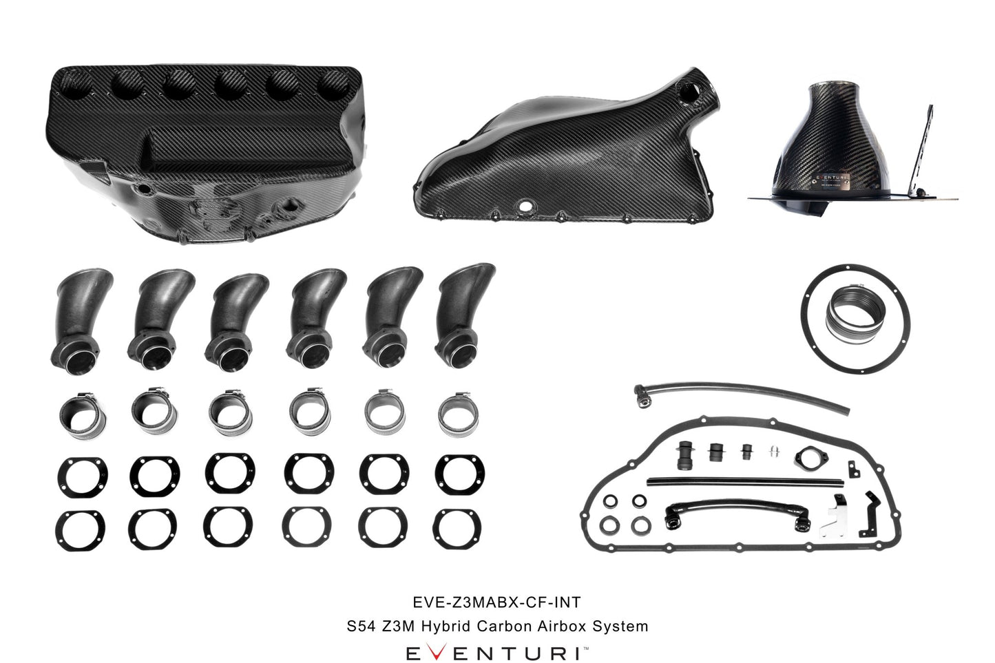 Eventuri Carbon Fibre Hybrid Airbox - BMW Z3M (S54) - Evolve Automotive