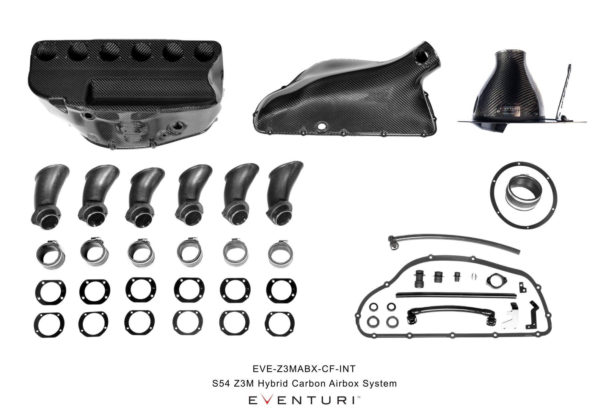 Eventuri Carbon Fibre Hybrid Airbox - BMW Z3M (S54) - Evolve Automotive