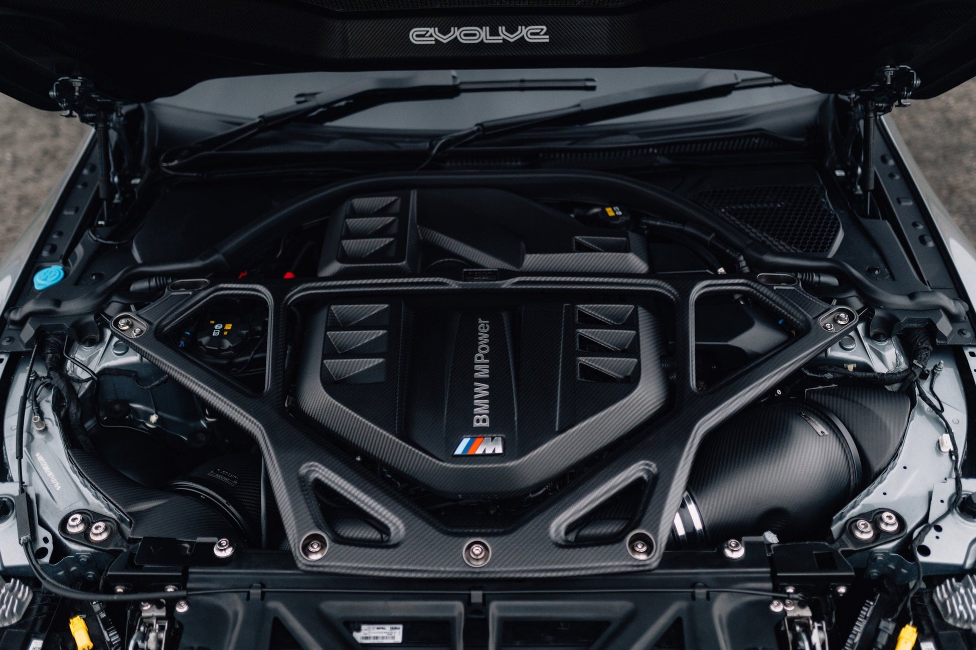 Eventuri Carbon Fibre Strut Brace - BMW G87 M2 | G80 | G81 M3 | G82 | G83 M4 Coupe | Convertible CS | CSL - Evolve Automotive