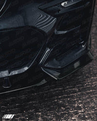 Gloss Black Competition Front Splitter for BMW X7 (2018+, G07) - Evolve Automotive