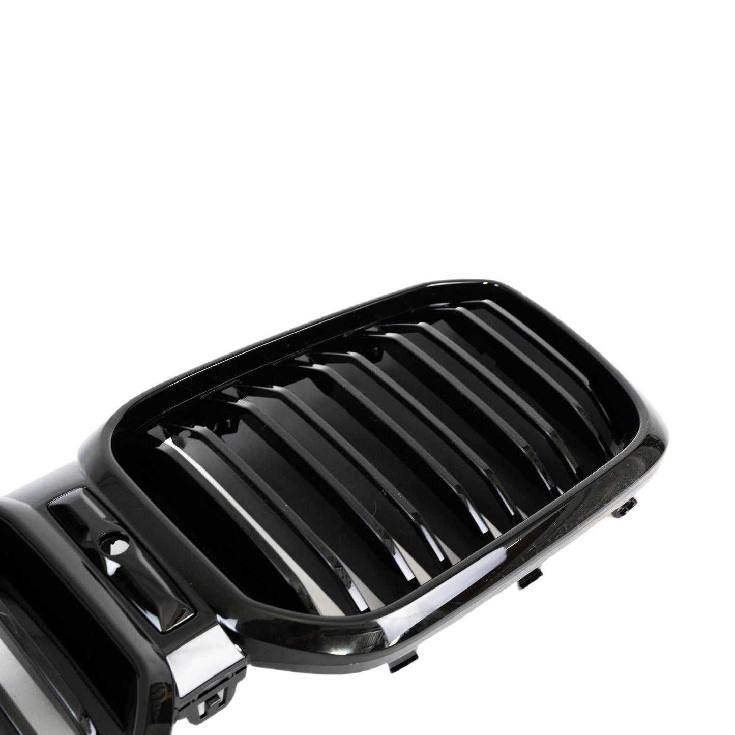 Gloss Black Kidney Grille for BMW X3 LCI & X4 LCI (2021+, G01 G02) - Evolve Automotive