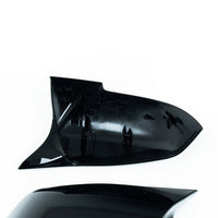 Gloss Black M Style Wing Mirror Covers for BMW (2012 - 2019, F20 F21 F22 F30 F32 F87) - Evolve Automotive