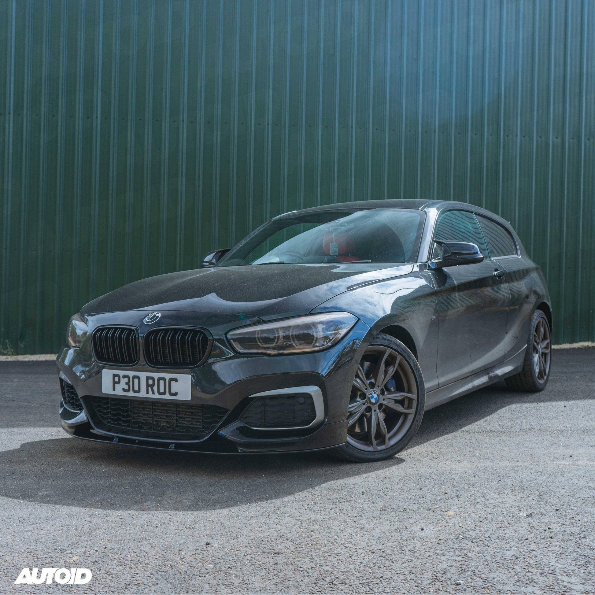 Gloss Black Performance Front Splitter for BMW 1 Series, M135i & M140i (2015 - 2019 LCI, F20 F21) - Evolve Automotive