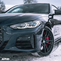 Gloss Black Performance Front Splitter for BMW 4 Series (2020+, G22 G23) - Evolve Automotive