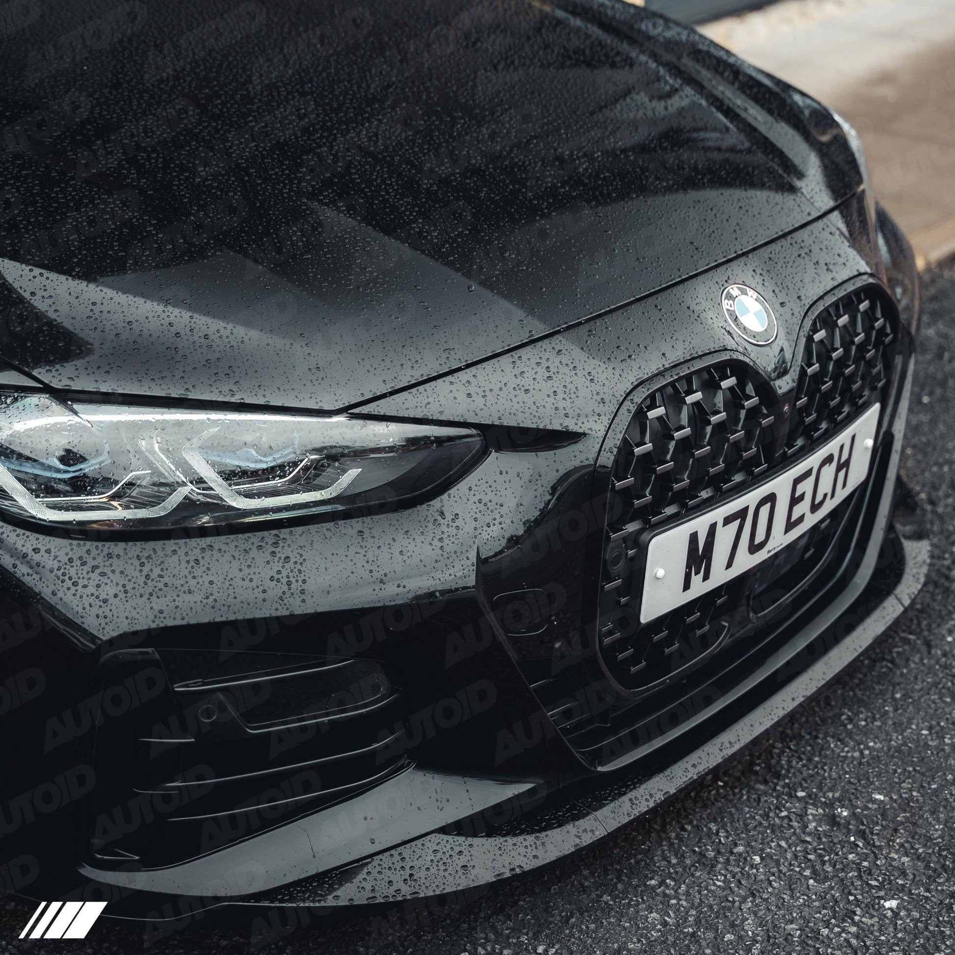 Gloss Black Performance Front Splitter for BMW 4 Series (2020+, G22 G23) - Evolve Automotive