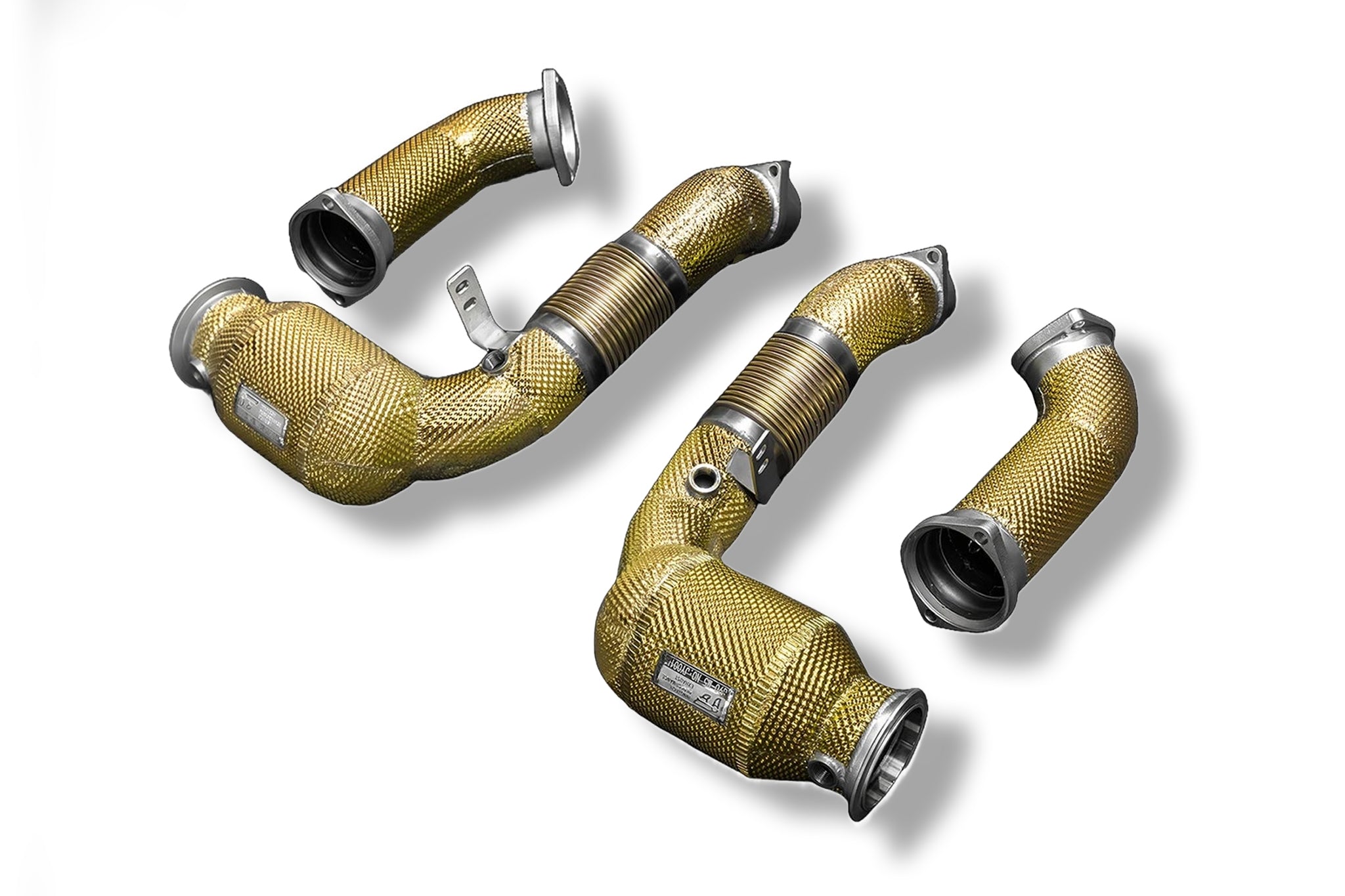 IPE 200 Cell Sports Cat Downpipes - BMW G90 M5 | G99 M5 - Evolve Automotive