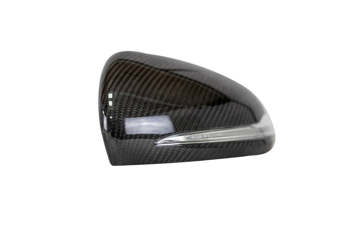 Mercedes C Class & C63 W205 Pre-preg Carbon Fibre Mirror Covers by FORM (2014-2021) - Evolve Automotive