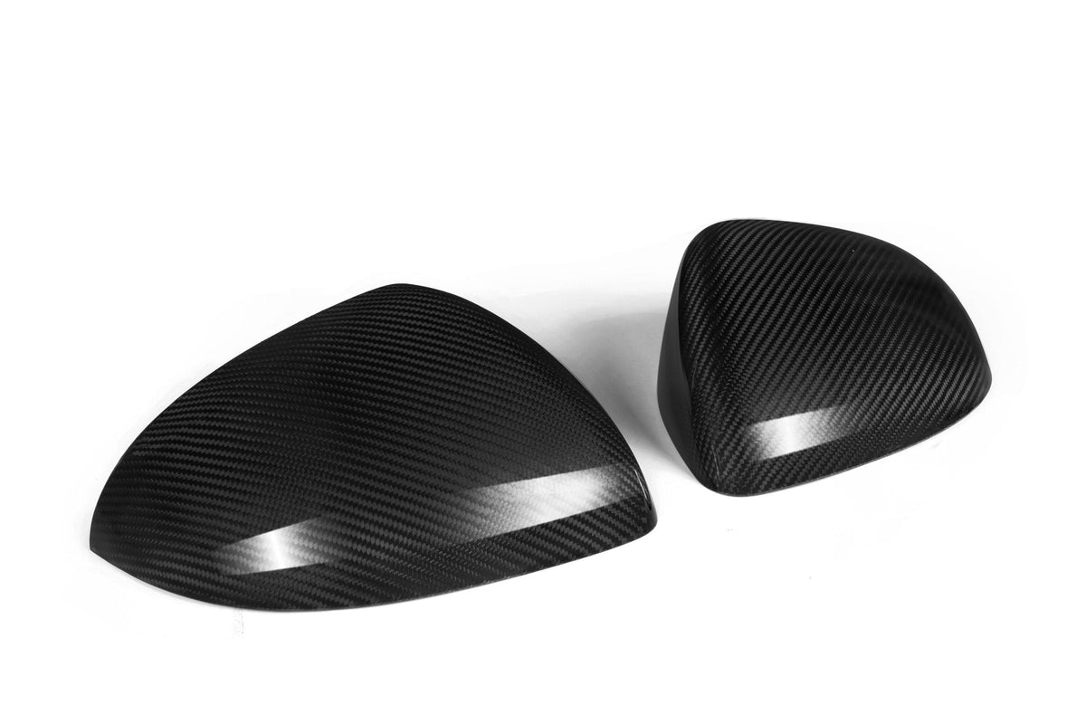 Mercedes C Class W206 & S Class W223 Pre-Preg Carbon Fibre Wing Mirror Covers by FORM (2021+) - Evolve Automotive