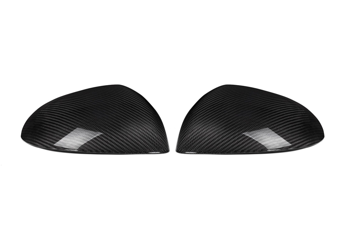 Mercedes C Class W206 & S Class W223 Pre-Preg Carbon Fibre Wing Mirror Covers by FORM (2021+) - Evolve Automotive