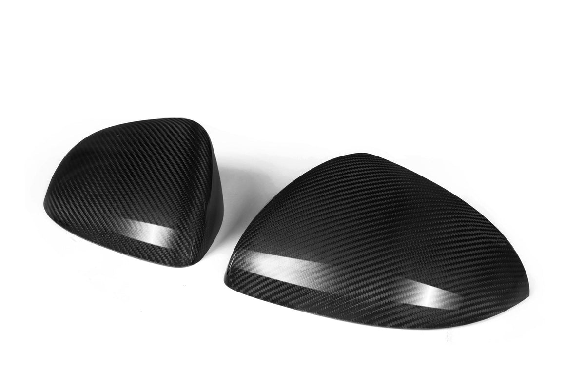 Mercedes C Class W206 & S Class W223 Pre-Preg Carbon Fibre Wing Mirror Covers by FORM (2021+) - Evolve Automotive