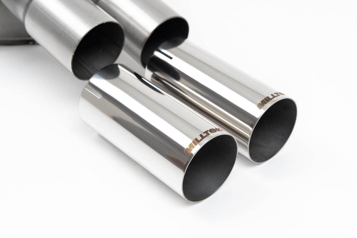 Milltek Cat-back System - BMW E36 325i | E36 328i (OEM+ Polished 70mm Tips) - Evolve Automotive