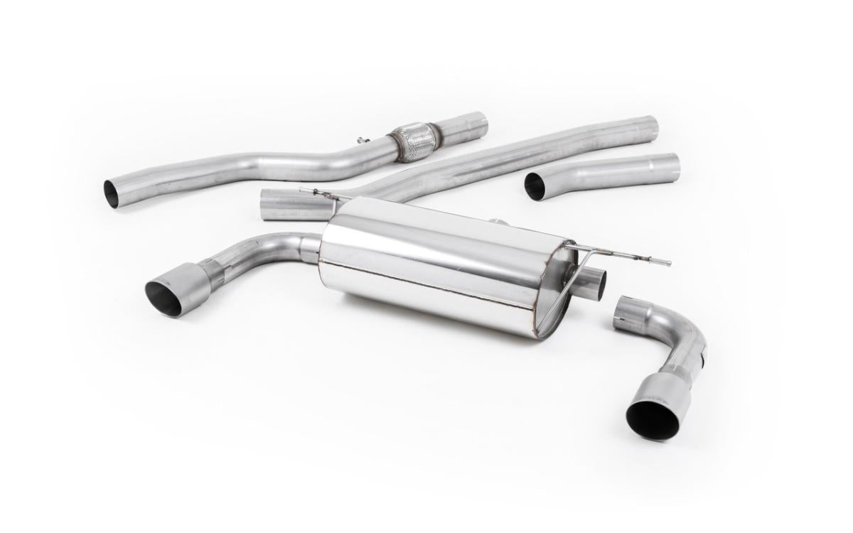 Milltek Cat-back System Non-Resonated (Louder) - BMW F32 428i (Auto, For 435i M Sport Valance) - Evolve Automotive