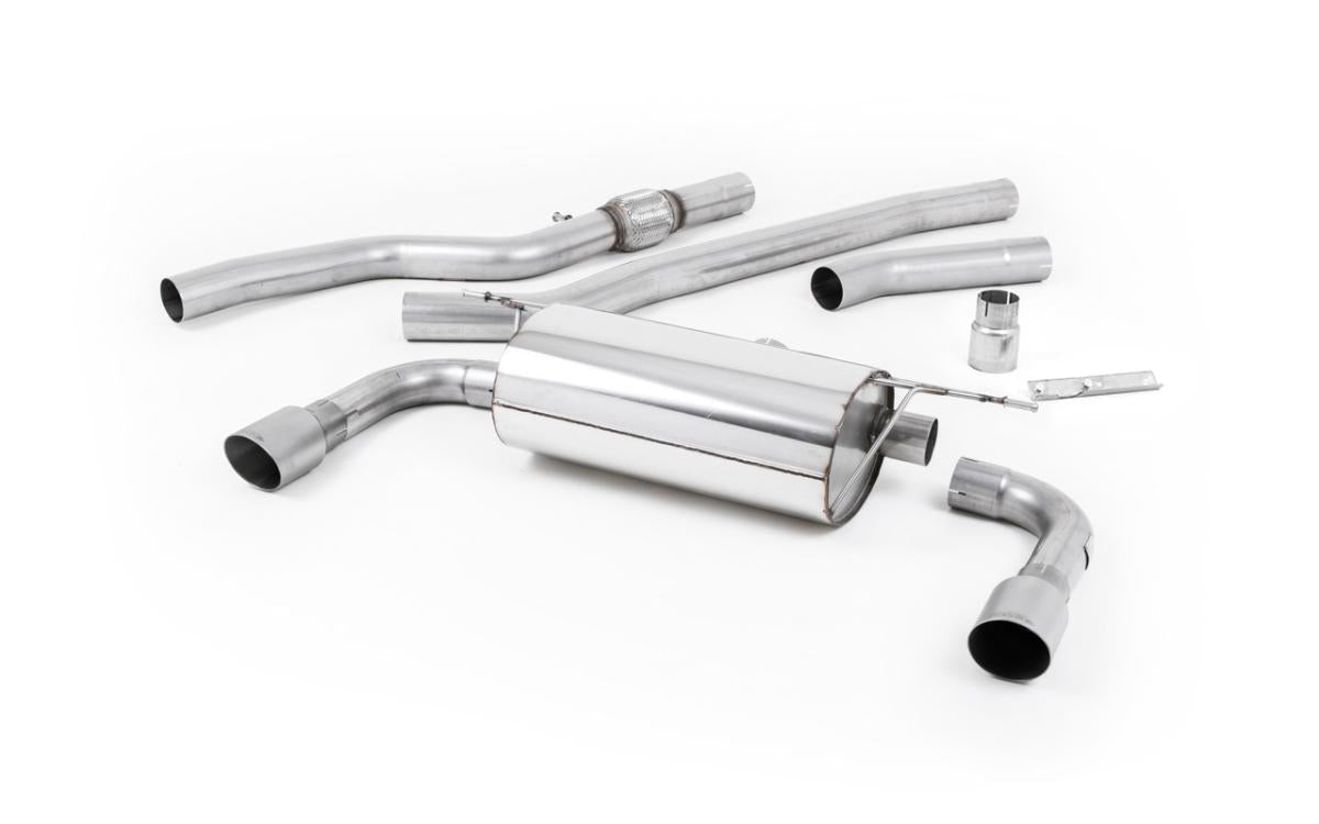 Milltek Cat-back System Non-Resonated (Louder) - BMW F32 428i (Manual, For 435i M Sport Valance) - Evolve Automotive