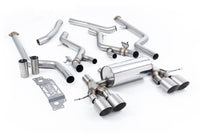 Milltek Cat-back System Non-Resonated (Louder) (Removes Secondary Cats) - BMW G87 M2 - Evolve Automotive