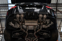 Milltek Cat-back System Non-Resonated (Louder) (Removes Secondary Cats) - BMW G87 M2 - Evolve Automotive