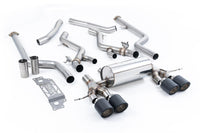 Milltek Cat-back System Non-Resonated (Louder) (Removes Secondary Cats) - BMW G87 M2 - Evolve Automotive