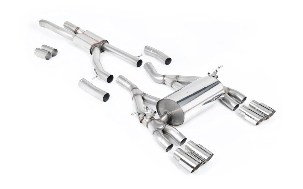 Milltek Cat-back System Race - BMW F80 M3 | F82 M4 (Non OPF) - Evolve Automotive