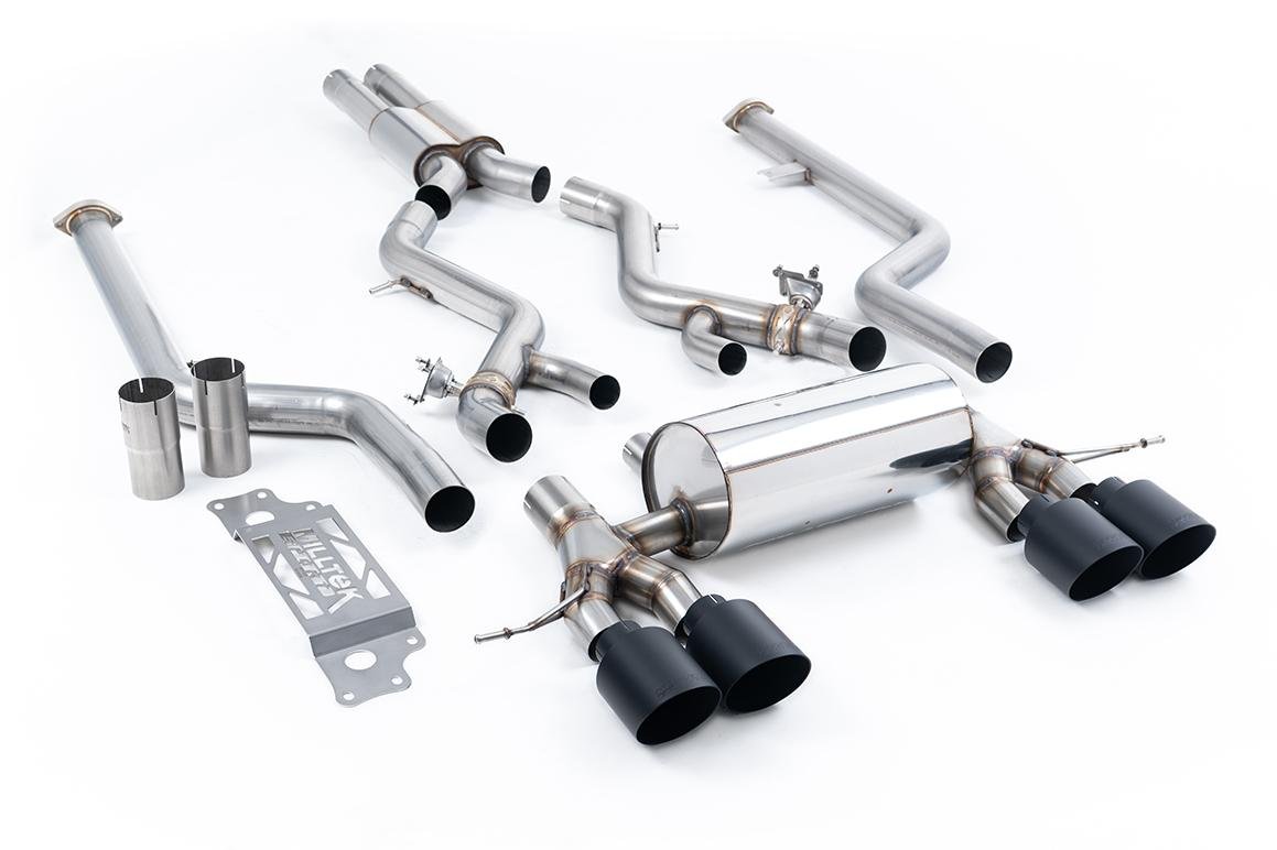 Milltek Cat-back System Resonated (Removes Secondary Cats) - BMW G87 M2 - Evolve Automotive
