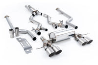 Milltek Cat-back System Resonated (Removes Secondary Cats) - BMW G87 M2 - Evolve Automotive
