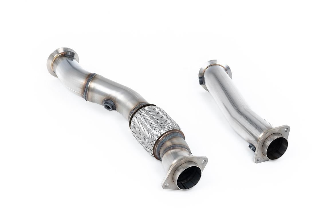 Milltek Large Bore Downpipe and Cat Bypass Pipes - BMW G87 M2 | G80 | G81 M3 | G82 | G83 M4 - Evolve Automotive