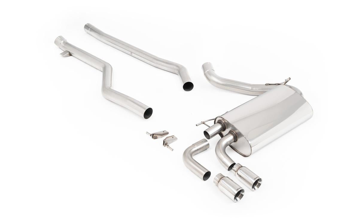 Milltek Non-Resonated Cat-back System - BMW F30 320i M Sport - Evolve Automotive