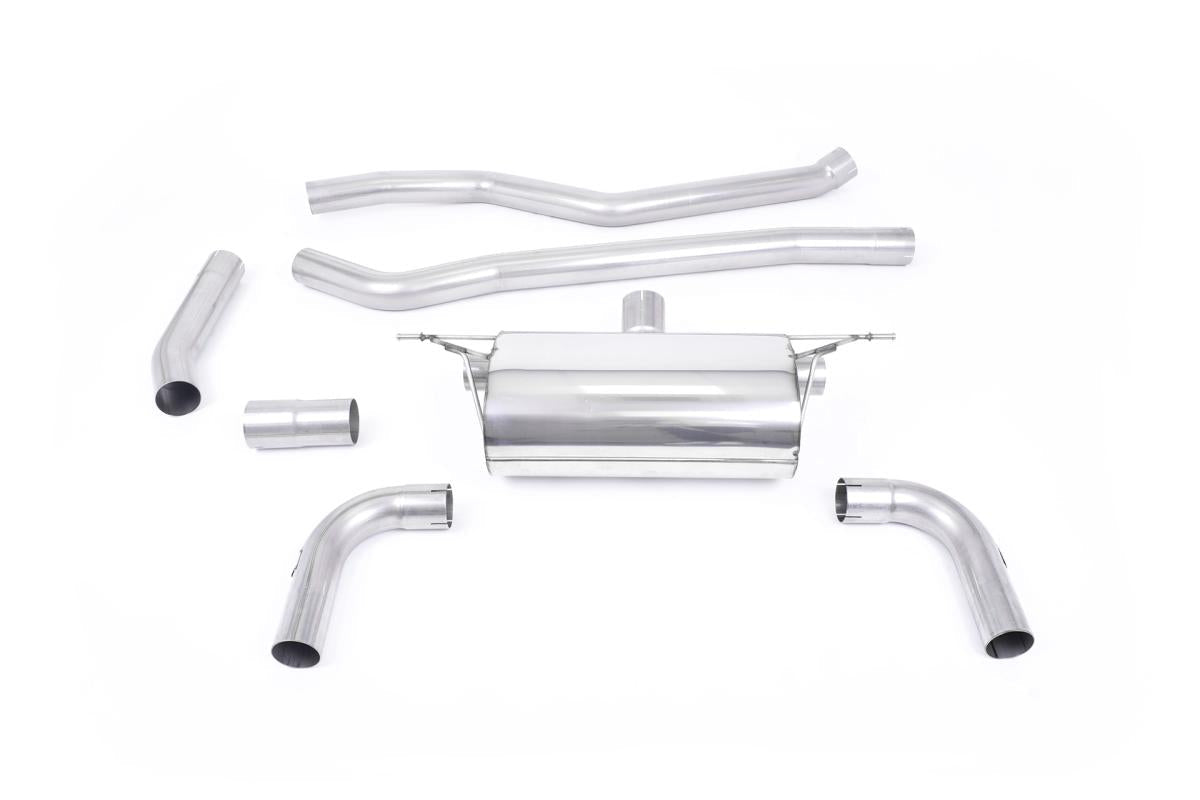 Milltek Race Non-Resonated Cat-back System - BMW F30 320i M Sport - Evolve Automotive