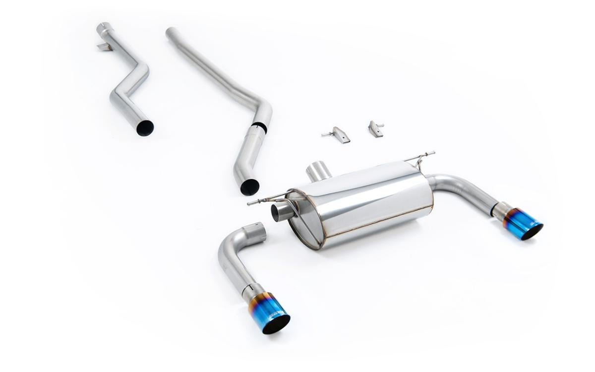 Milltek Race Non-Resonated Cat-back System - BMW F30 320i M Sport (For M340i Style Valance) - Evolve Automotive