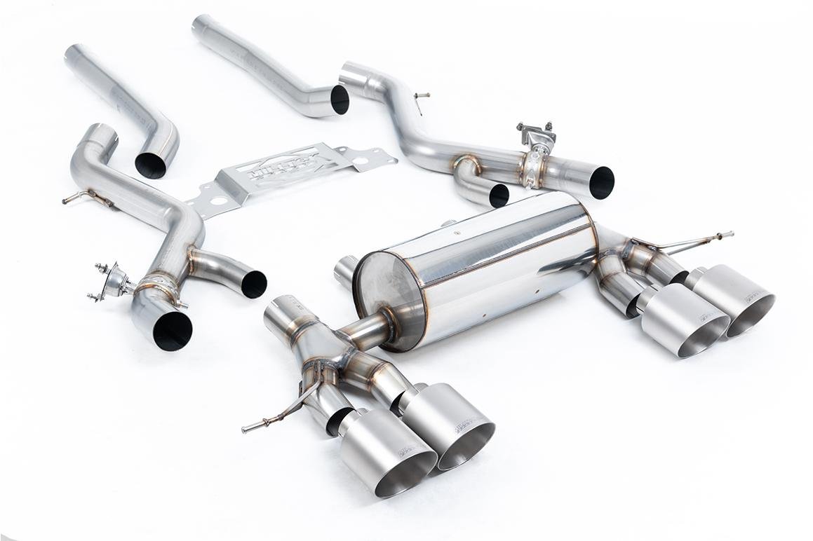 Milltek Secondary Cat-back System Non-Resonated - BMW G87 M2 - Evolve Automotive