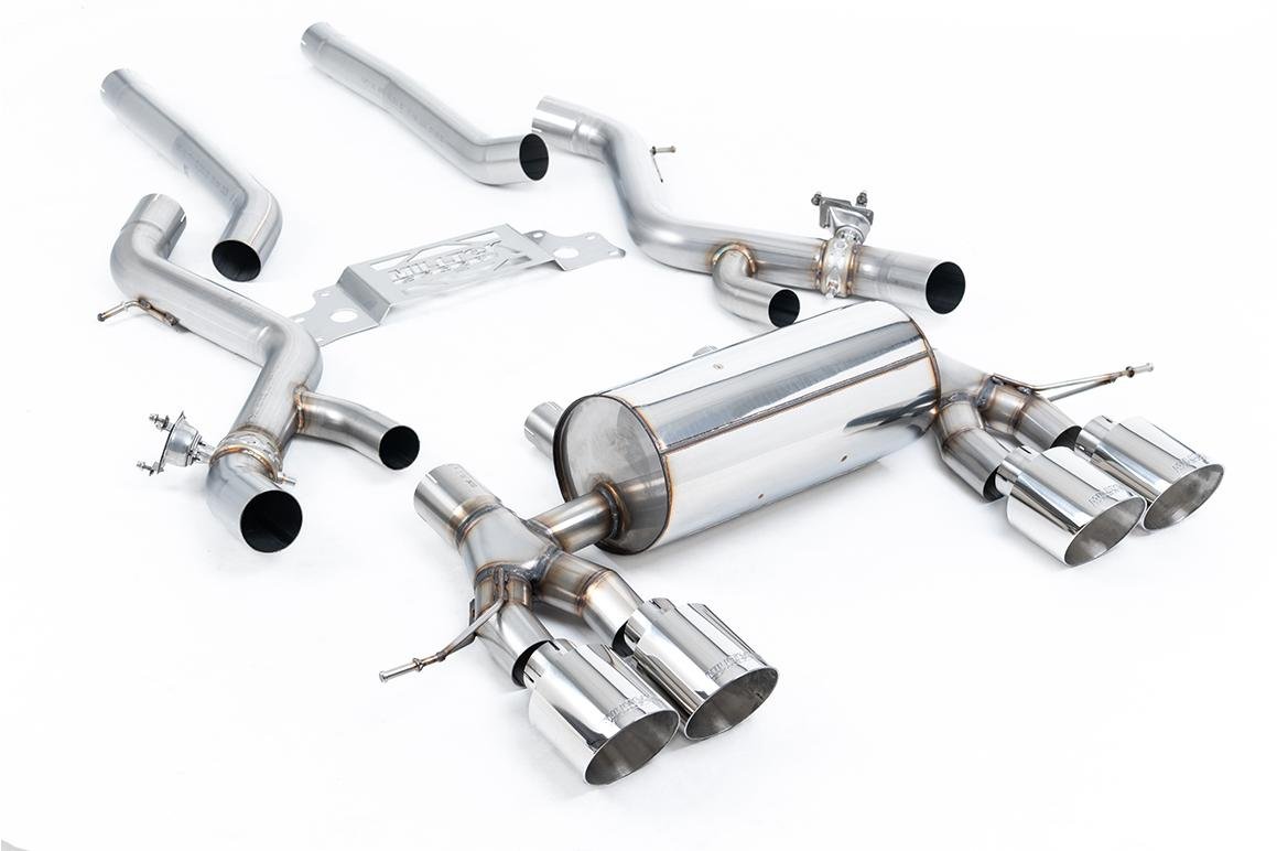 Milltek Secondary Cat-back System Non-Resonated - BMW G87 M2 - Evolve Automotive