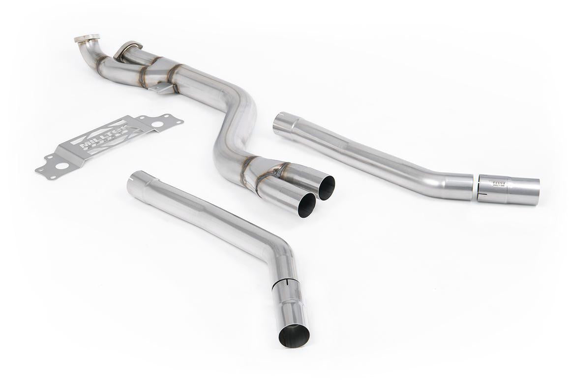 Milltek Secondary Catalyst Bypass Non-Resonated (Louder) For Milltek Axle-Back - BMW G87 M2 - Evolve Automotive