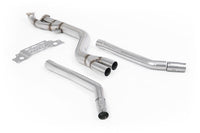 Milltek Secondary Catalyst Bypass Non-Resonated (Louder) For OE Axle-Back (4" / 101.6mm) - BMW G87 M2 - Evolve Automotive