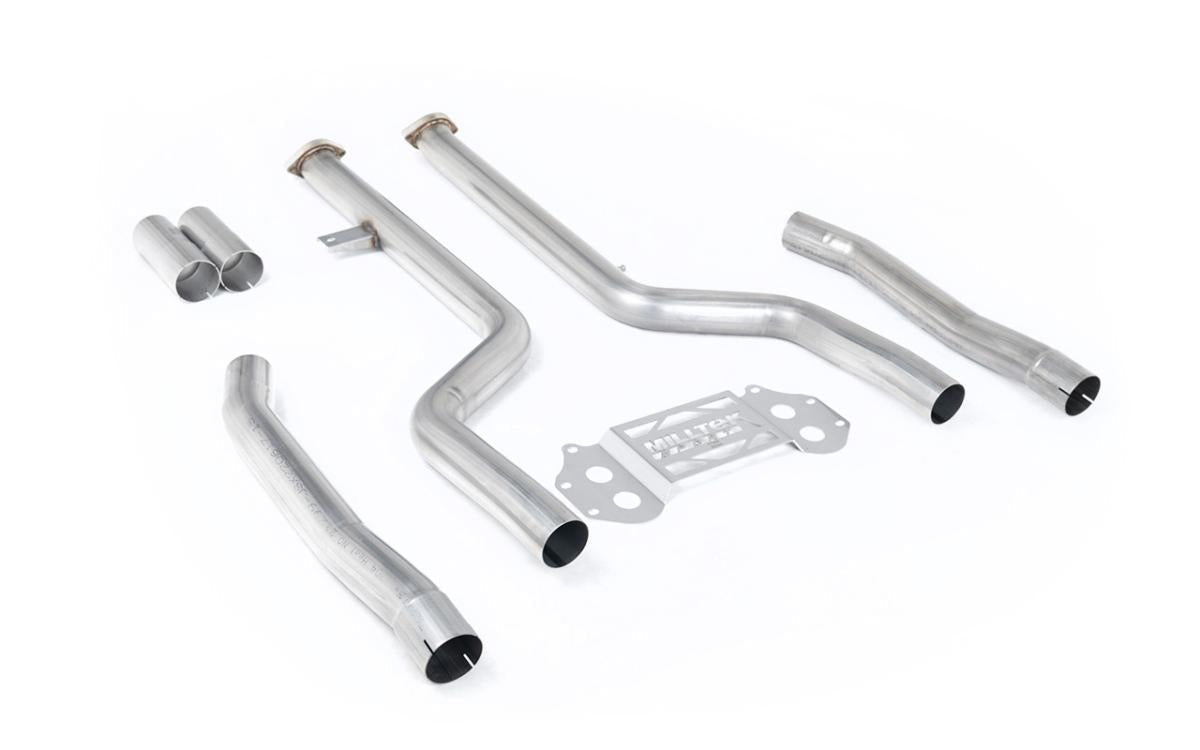 Milltek Secondary Catalyst Bypass Non-Resonated (Louder) For OE Downpipes & Milltek Axle-Back - BMW G80 | G81 M3 | G82 M4 - Evolve Automotive