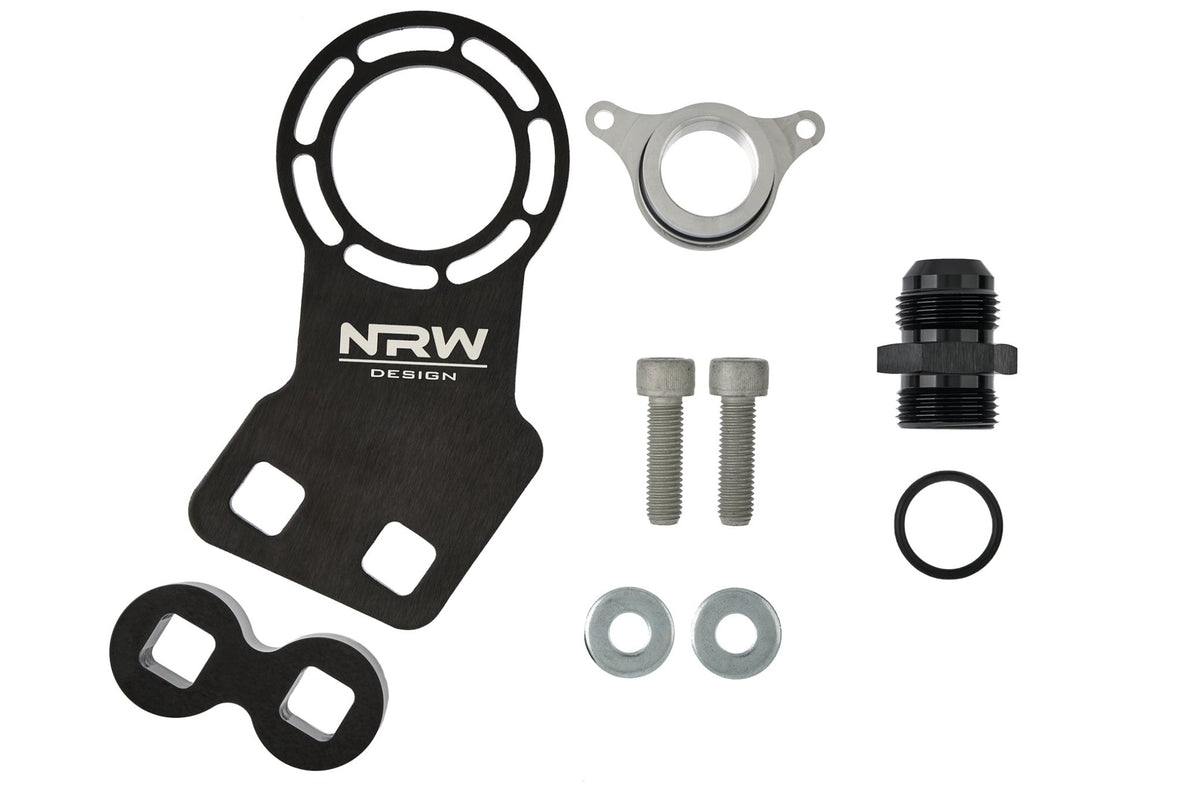 NRW Design Single Turbo / Front Mount Intake Catch Can Kit - BMW G80 M3 | G82 | G83 M4 | G87 M2 (S58) - Evolve Automotive