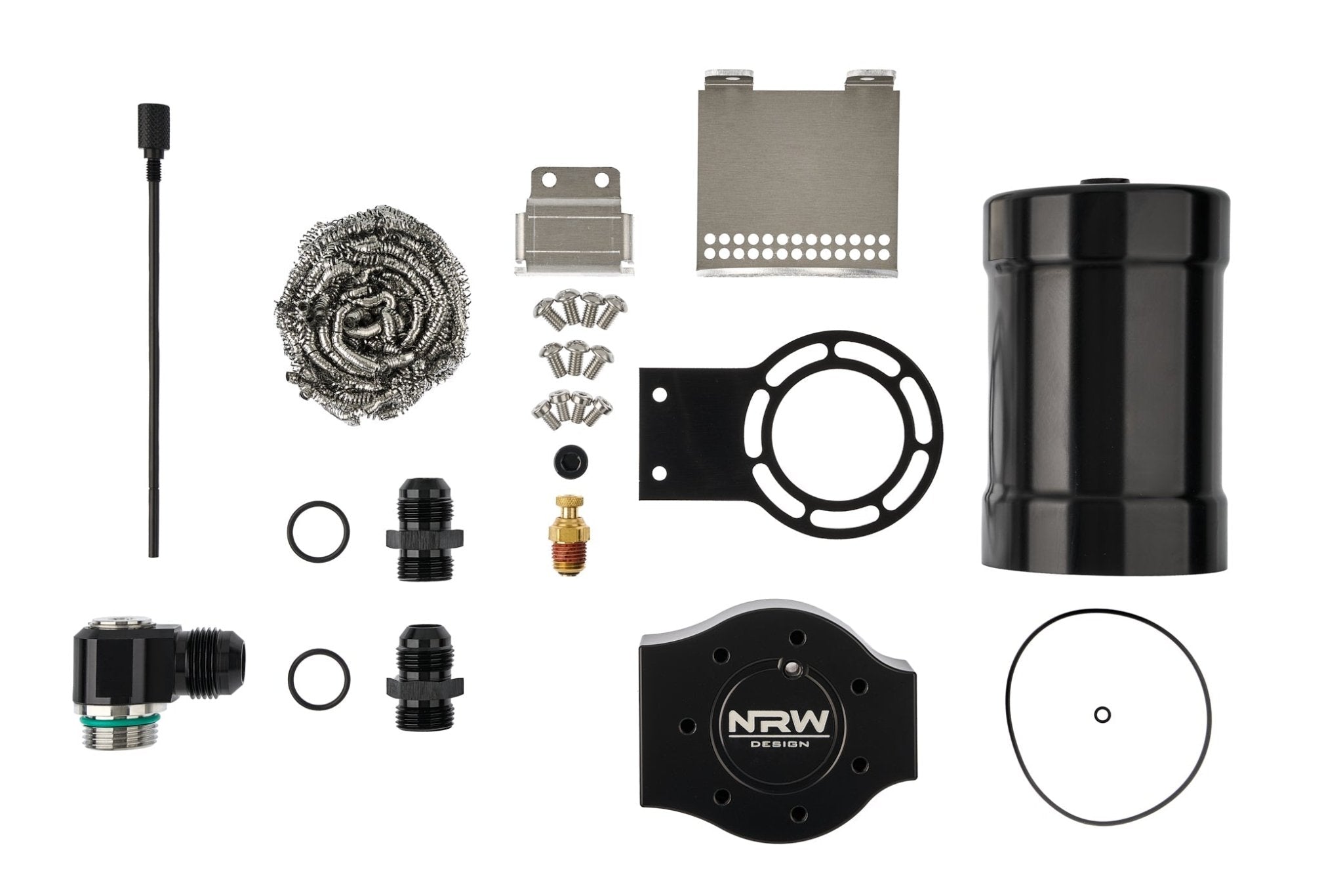 NRW Design Single Turbo / Front Mount Intake Catch Can Kit - BMW G80 M3 | G82 | G83 M4 | G87 M2 (S58) - Evolve Automotive