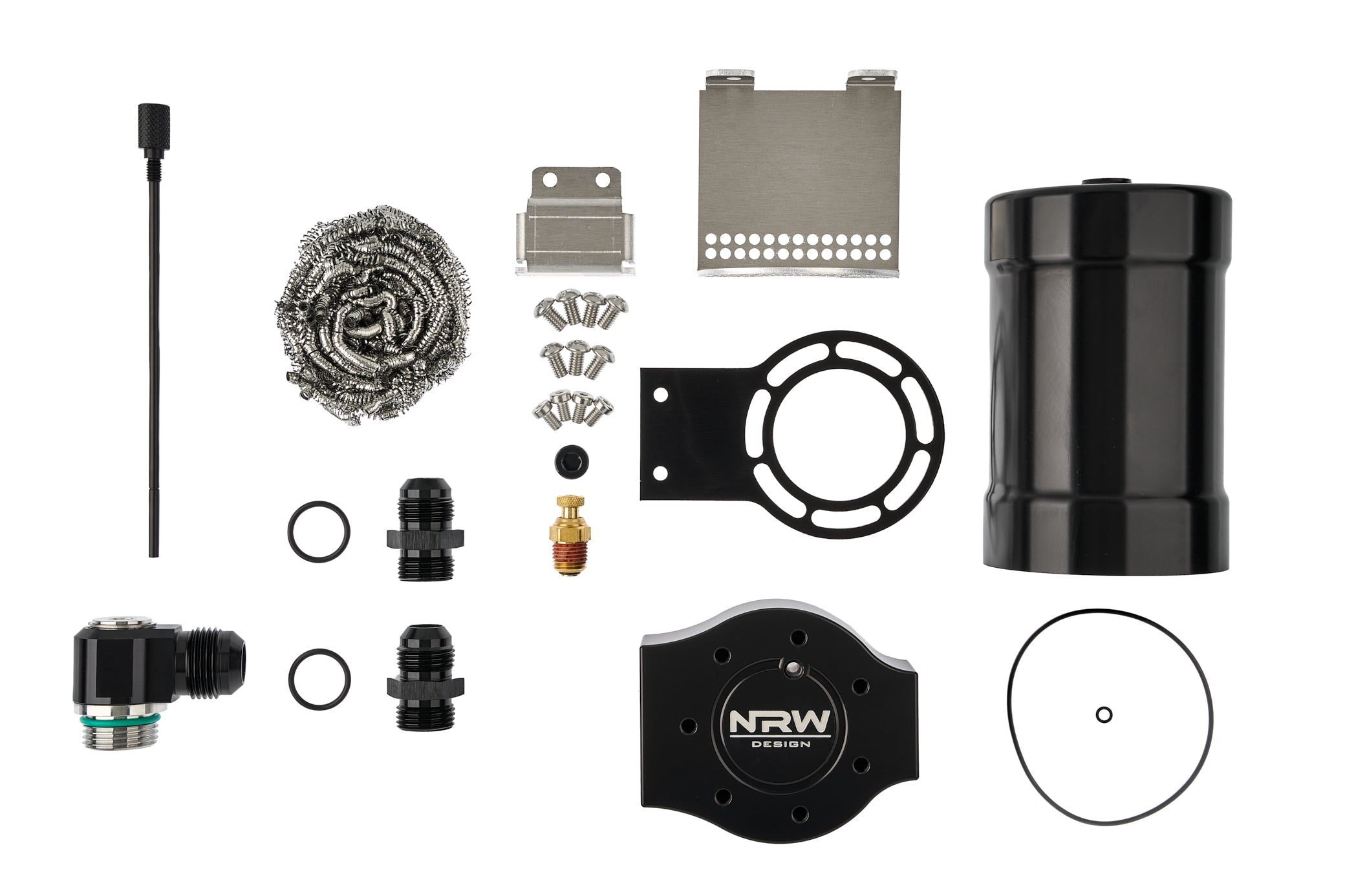 NRW Design Single Turbo / Front Mount Intake Catch Can Kit - BMW G80 M3 | G82 | G83 M4 | G87 M2 (S58) - image 1