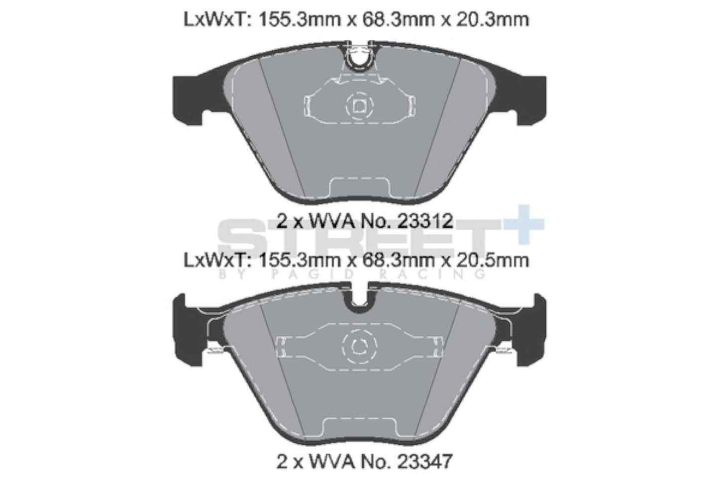 Pagid Street + Front Brake Pads - BMW E90 | E92 | E93 M3 | CRT | GTS - Evolve Automotive