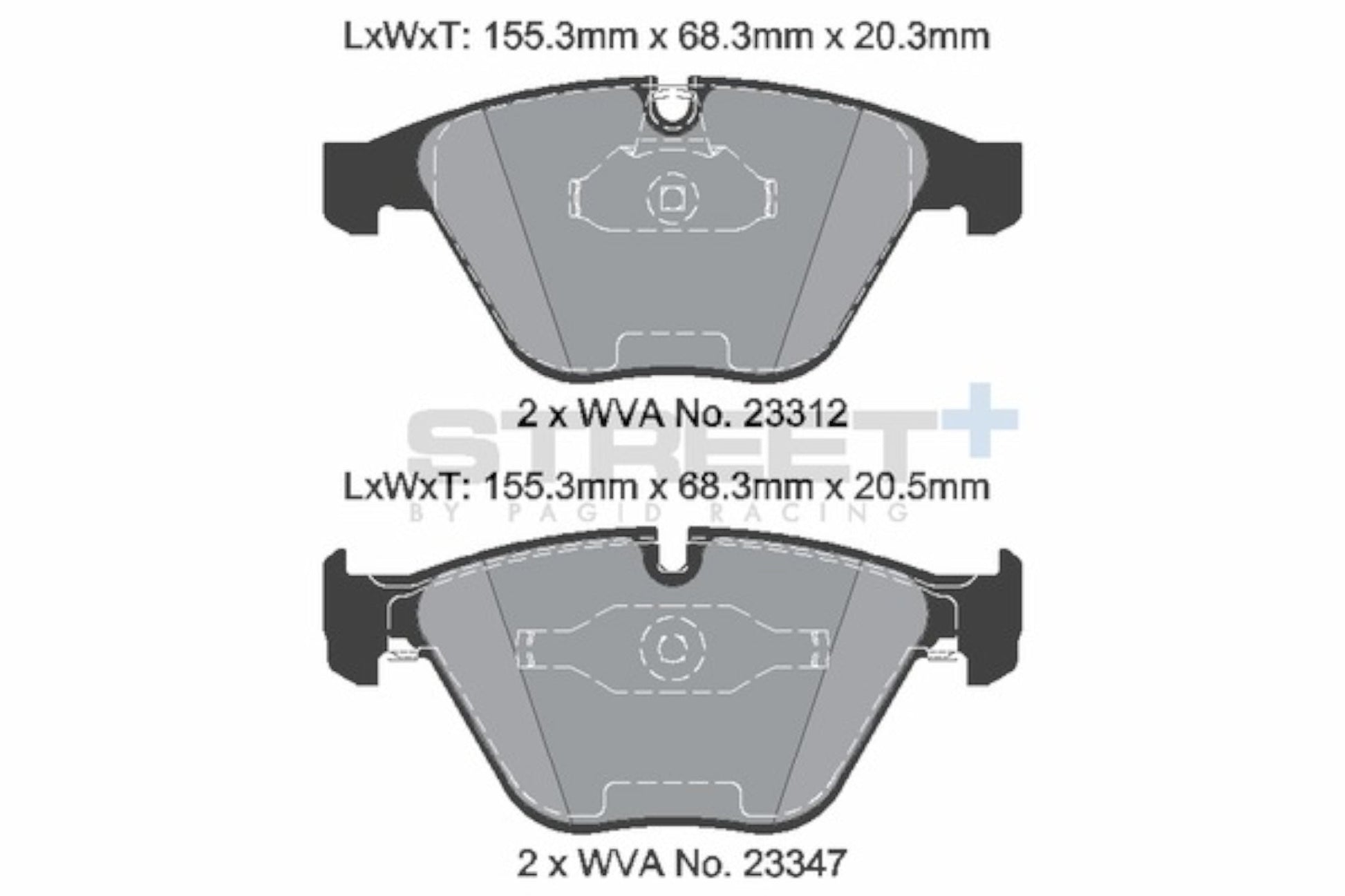 Pagid Street + Front Brake Pads - BMW E90 | E92 | E93 M3 | CRT | GTS - Evolve Automotive