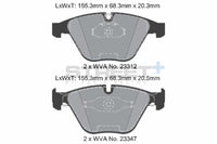 Pagid Street + Front Brake Pads - BMW E90 | E92 | E93 M3 | CRT | GTS - Evolve Automotive