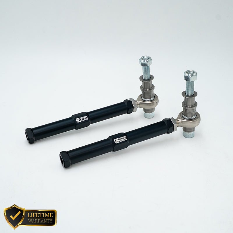 Suspension Secrets Adjustable Bump Steer Tie Rod Ends - Porsche 981 Cayman S - Evolve Automotive