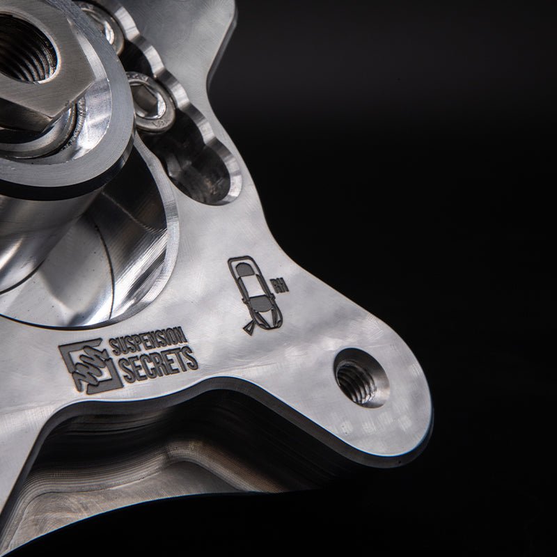 Suspension Secrets Adjustable Camber & Caster Plates - BMW G80 M3 / G81 M3 Touring / G82 M4 - Evolve Automotive