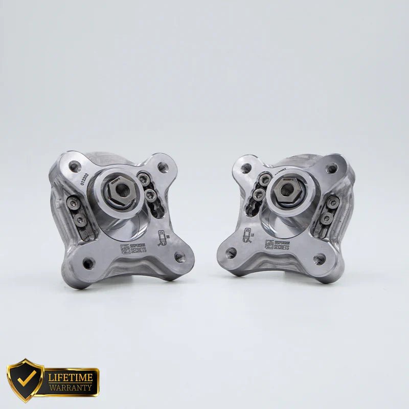 Suspension Secrets Adjustable Camber & Caster Plates - BMW G87 M2 - Evolve Automotive