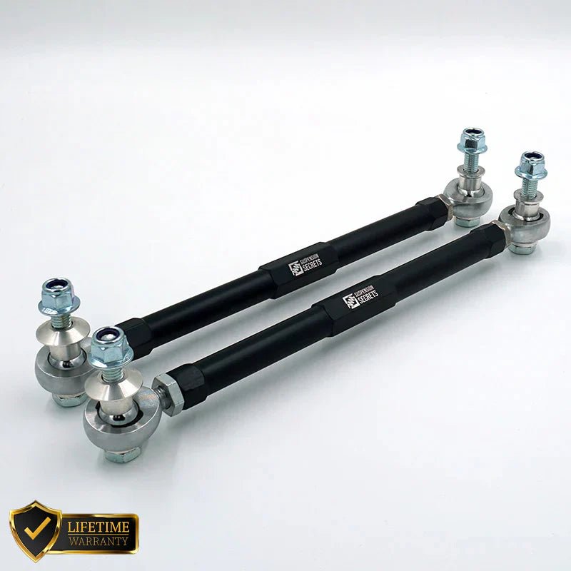 Suspension Secrets Adjustable Front Drop Links / End Links - BMW G87 M2 - Evolve Automotive