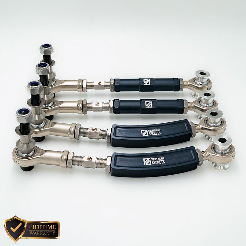 Suspension Secrets Adjustable Rear Camber Arms - BMW G80 M3 / G82 M4 - Evolve Automotive