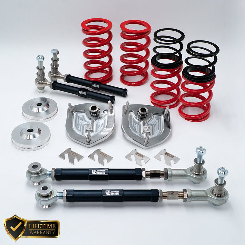 Suspension Secrets Circuit Handling Pack Kinematics Kit - Porsche 981/ 718 Cayman GT4 - Evolve Automotive