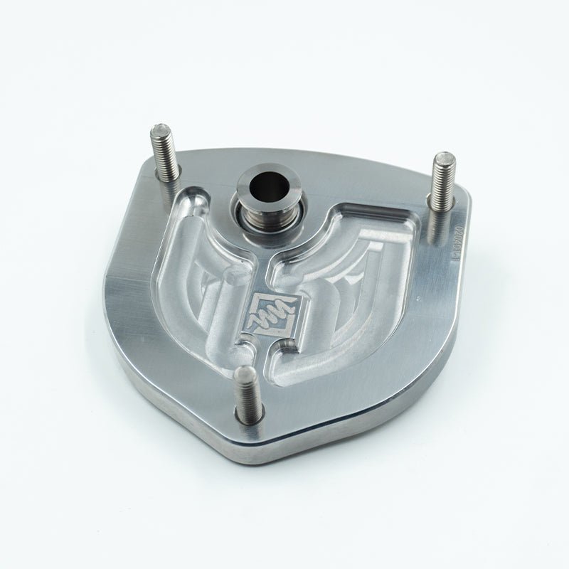 Suspension Secrets Front Camber Caster Plate Top Mounts - Porsche 718 GT4 RS - Evolve Automotive