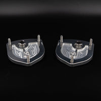 Suspension Secrets Front Camber Caster Plate Top Mounts - Porsche 718 Spyder RS - Evolve Automotive