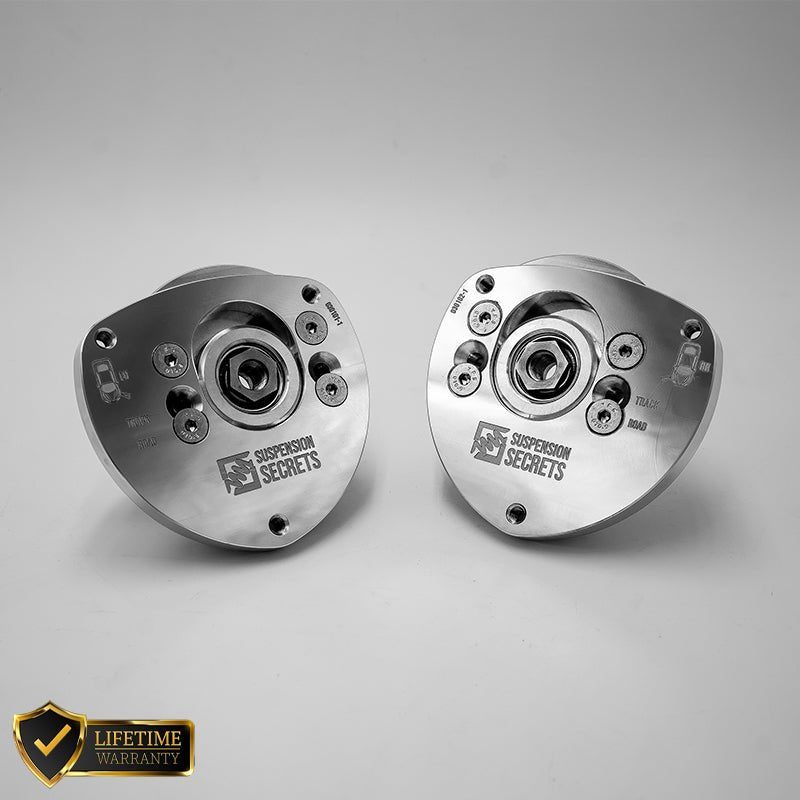 Suspension Secrets MQB Adjustable Camber Plates - VAG - Evolve Automotive